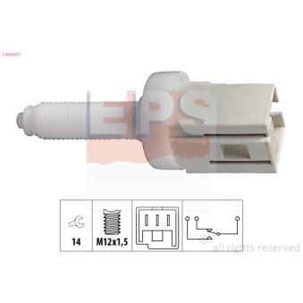 Interrupteur des feux de freins EPS 1.810.077 pour LANCIA THEMA 8.32 - 215cv