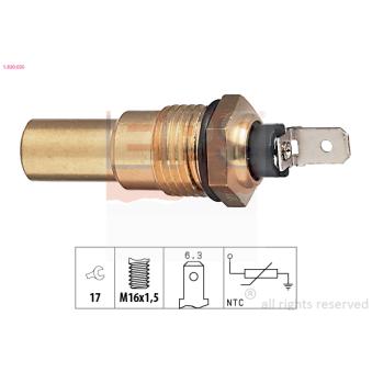 Sonde de température, liquide de refroidissement EPS 1.830.035 pour FORD FOCUS 1.6 GTI 16V - 110cv