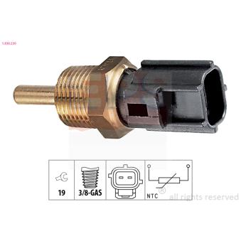 Sonde de température, liquide de refroidissement EPS 1.830.230 pour MITSUBISHI ASX 2.0 MIVEC - 150cv