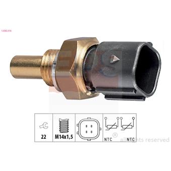 Sonde de température, liquide de refroidissement EPS OEM A0115425117
