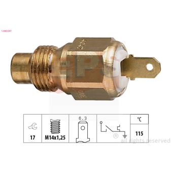 Contact thermique, voyant avertisseur de l'agent réfrigérant EPS 1.840.047