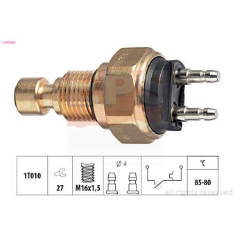 Interrupteur de température, ventilateur de radiateur EPS OEM 2576