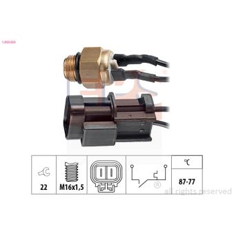Interrupteur de température, ventilateur de radiateur EPS [1.850.056]