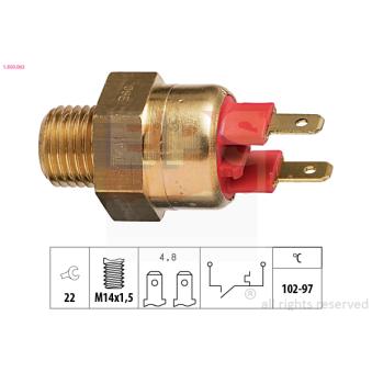 Interrupteur de température, ventilateur de radiateur EPS 1.850.063