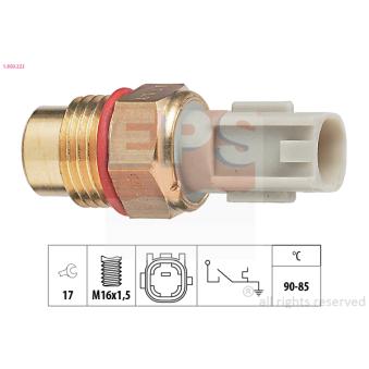 Interrupteur de température, ventilateur de radiateur EPS OEM 8942841010