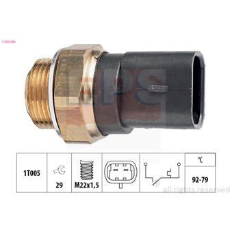 Interrupteur de température, ventilateur de radiateur EPS 1.850.288