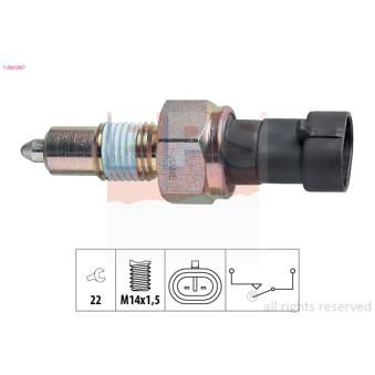 Contacteur, feu de recul EPS OEM 60811423