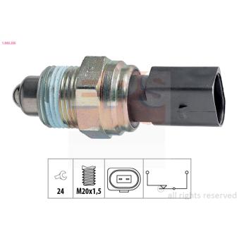 Contacteur, feu de recul EPS 1.860.205 pour AUDI A3 1.9 TDI - 110cv