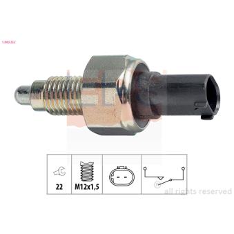 Contacteur, feu de recul EPS 1.860.252 pour MERCEDES-BENZ CLASSE A A 210 - 140cv