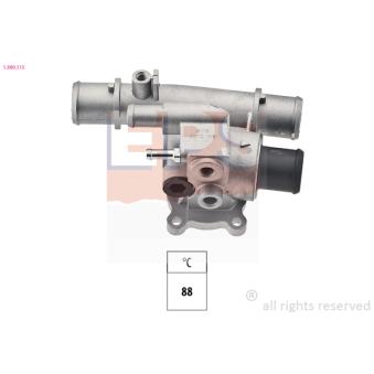 Thermostat d'eau EPS 1.880.115 pour LANCIA DEDRA 1.6 16V - 103cv