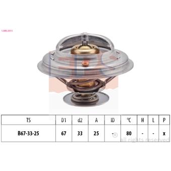 Thermostat d'eau EPS OEM 90509110