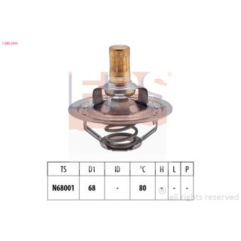 Thermostat d'eau EPS OEM 133819