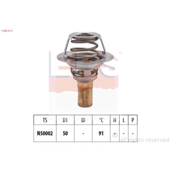 Thermostat d'eau EPS OEM 7700858802 Thermostat d'eau EPS OEM 7700858802