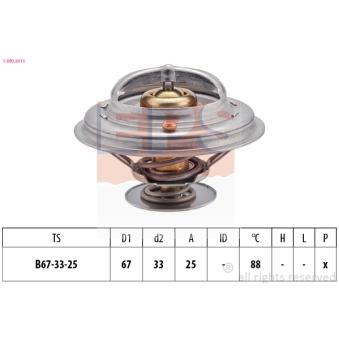 Thermostat d'eau EPS OEM 11531721003