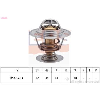 Thermostat d'eau EPS OEM 6169774