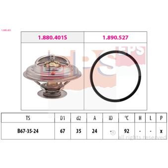 Thermostat d'eau EPS OEM 078121113G Thermostat d'eau EPS OEM 078121113G