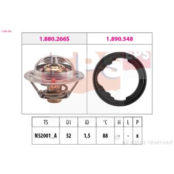 Thermostat d'eau EPS 1.880.488