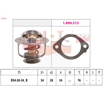 Thermostat d'eau EPS OEM MD997222