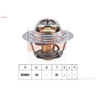 Thermostat d'eau EPS OEM 8200030307