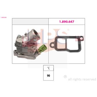 Thermostat d'eau EPS 1.880.606 pour VOLVO S80 2.4 D - 163cv