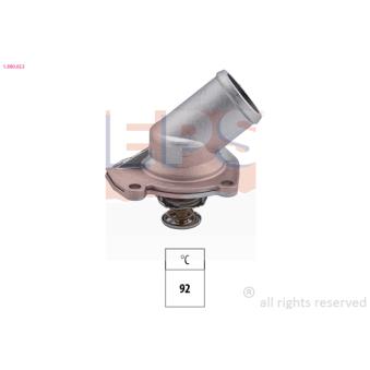 Thermostat d'eau EPS 1.880.653 pour AUDI CABRIOLET 1.2 LPG - 75cv