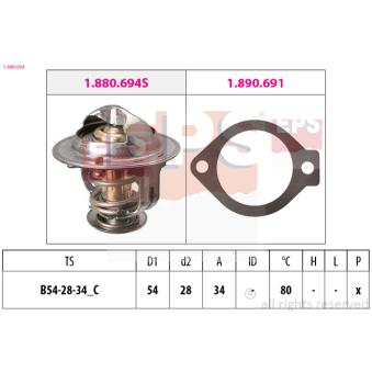 Thermostat d'eau EPS OEM 96440407