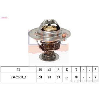 Thermostat d'eau EPS OEM 2550026100