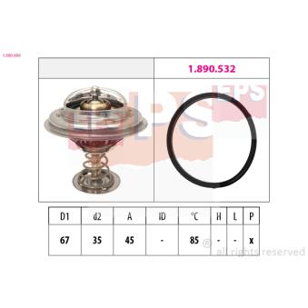 Thermostat d'eau EPS 1.880.989