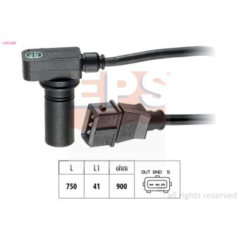 Capteur d'angle, vilebrequin EPS 1.953.066 pour AUDI A4 2.8 - 174cv