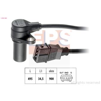 Capteur d'angle, vilebrequin EPS OEM 2508120 Capteur d'angle, vilebrequin EPS OEM 2508120