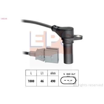 Capteur d'angle, vilebrequin EPS OEM 038907319E