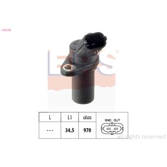 Capteur d'angle, vilebrequin EPS OEM 9118368