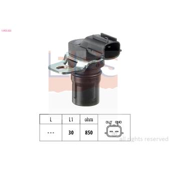 Capteur de vitesse de roue, boîte automatique EPS 1.953.322 pour FORD C-MAX 2.0 TDCi - 110cv