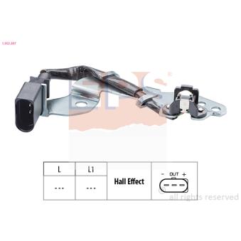 Capteur, position d'arbre à cames EPS OEM 06A905161C