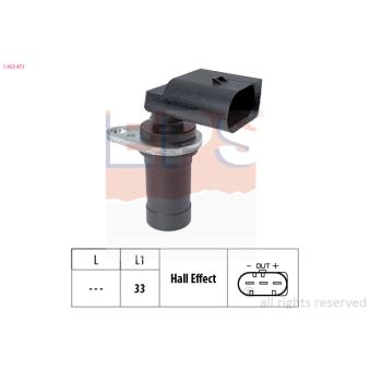 Capteur d'angle, vilebrequin EPS OEM 12141744492