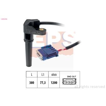 Capteur, régime EPS 1.953.618 pour CHEVROLET SILVERADO 1500 1.9 DTI - 80cv