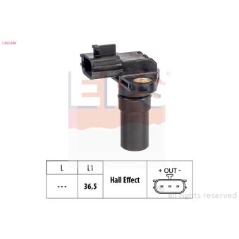 Capteur de vitesse de roue, boîte automatique EPS 1.953.649