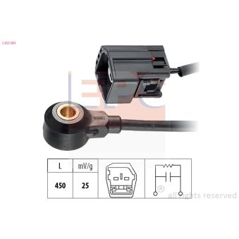 Capteur de cognement EPS 1.957.091 pour FORD B-MAX 1.4 LPG - 90cv