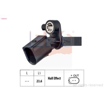 Capteur, vitesse de roue EPS OEM 6Q0927808B