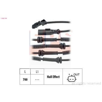 Capteur, vitesse de roue EPS OEM 4419127