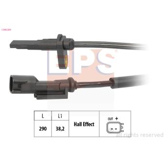 Capteur, vitesse de roue EPS OEM 1763975