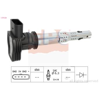 Bobine d'allumage EPS 1.970.426 pour VOLKSWAGEN JETTA RS5 quattro - 450cv