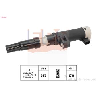 Bobine d'allumage EPS 1.970.432 pour FORD FOCUS 1.6 E85 - 110cv