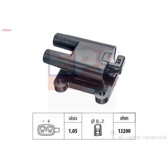 Bobine d'allumage EPS 1.970.587 pour AUDI 90 1.0 - 63cv