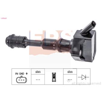 Bobine d'allumage EPS 1.970.637 pour VOLVO XC40 2.0 T4 - 190cv