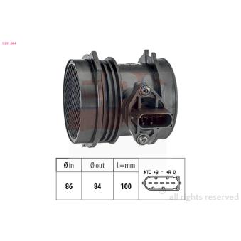 Débitmètre de masse d'air EPS OEM A1120940148