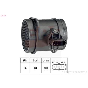 Débitmètre de masse d'air EPS OEM 07D906461