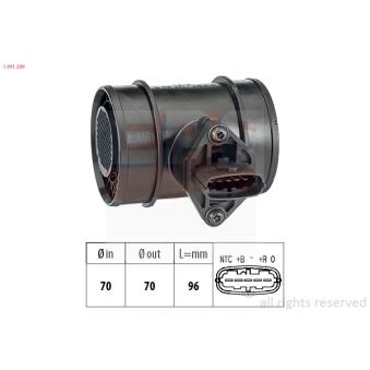 Débitmètre de masse d'air EPS OEM 24439252