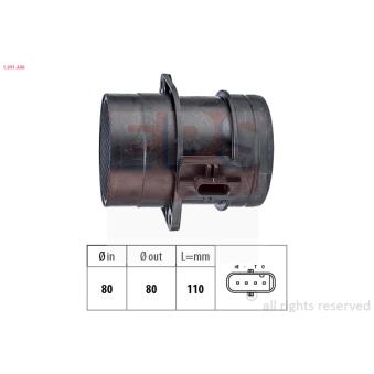 Débitmètre de masse d'air EPS 1.991.446 pour VOLVO 940 2.0 TDI - 110cv