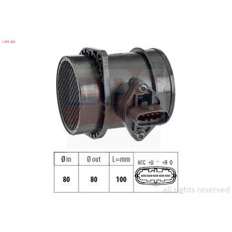 Débitmètre de masse d'air EPS OEM 2508963